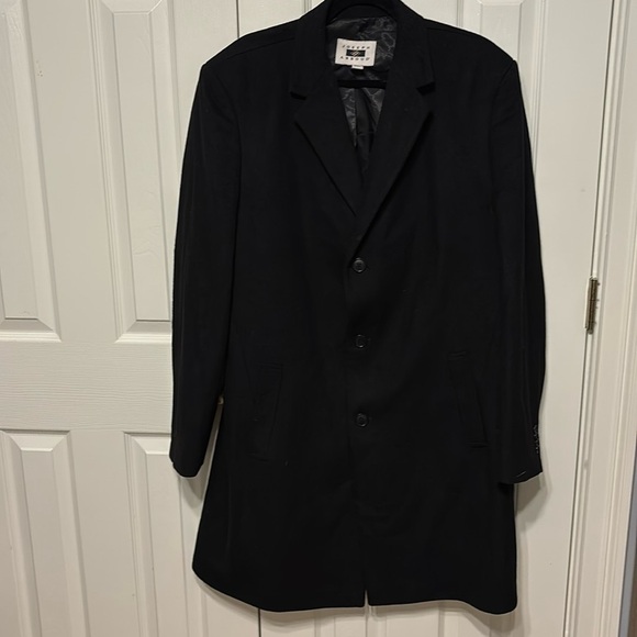 Joseph Abboud Classic Fit Wool Blend Overcoat - Picture 1 of 11